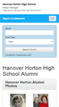 Mobile Screenshot of hanoverhortonhighschool.com