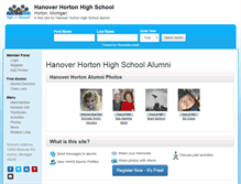 Tablet Screenshot of hanoverhortonhighschool.com